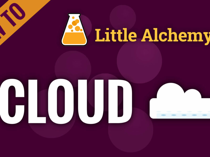How to make cloud in little alchemy 2