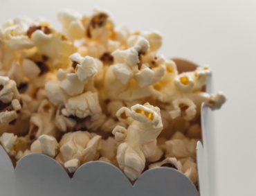 selective focus photography of popcorn