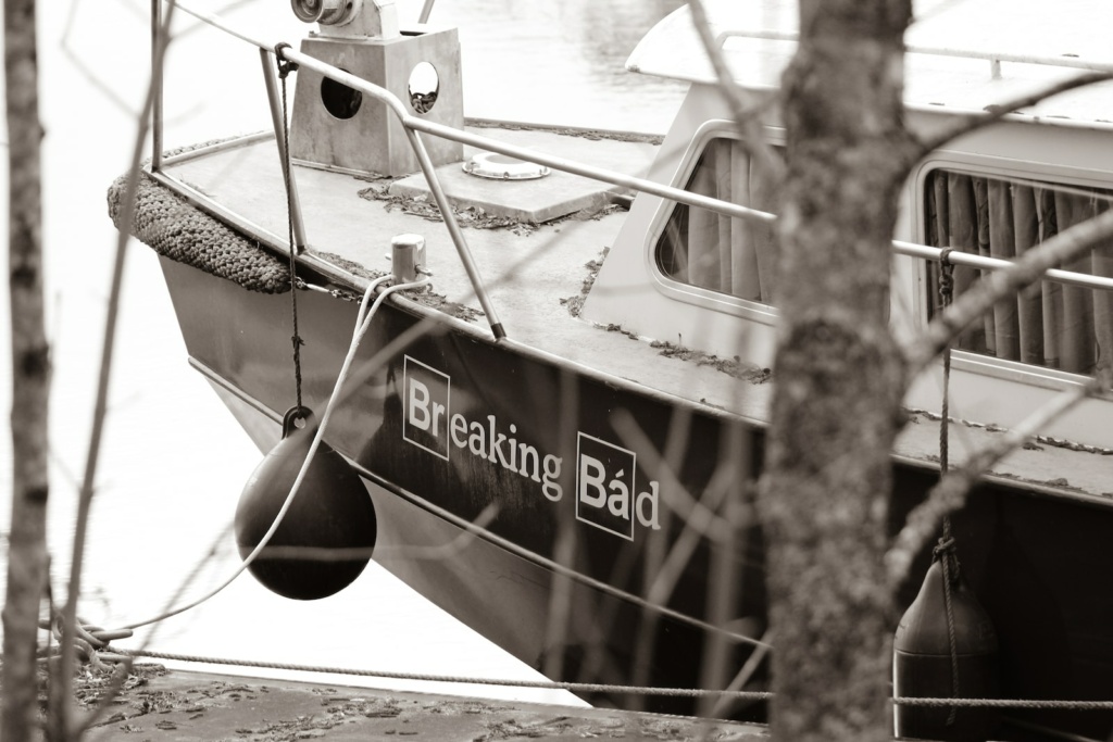grayscale photography of speedboat